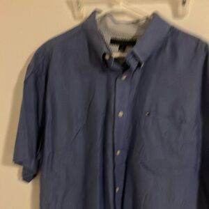 Tommy Hilfiger Blue Casual Button Down Shirt